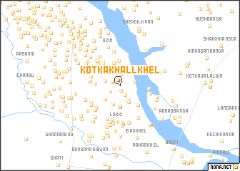 map of Kotka Khall Khel