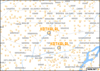 map of Kot Kalāl