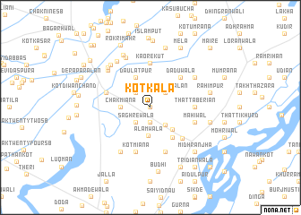 map of Kot Kāla