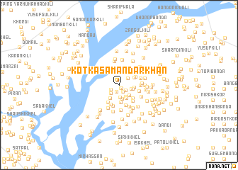 map of Kotka Samandar Khān