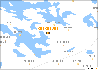 map of Kotkatvesi