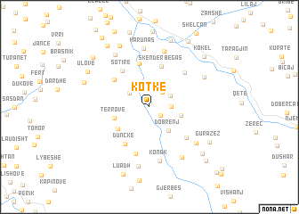 map of Kotkë