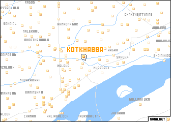 map of Kot Khabba