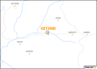 map of Kot Khāi