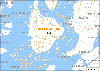 map of Kotla Afghān