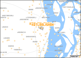 map of Kotla Ali Shāh