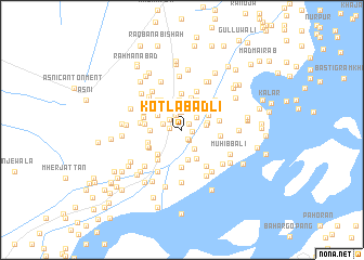 map of Kotla Badli