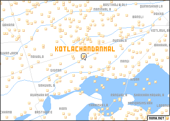 map of Kotla Chandan Mal