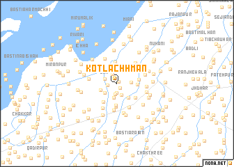 map of Kot Lachhman