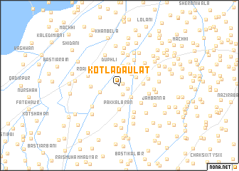 map of Kotla Daulat