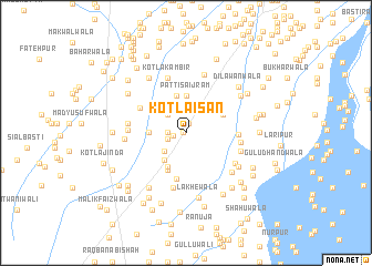 map of Kotla Isan