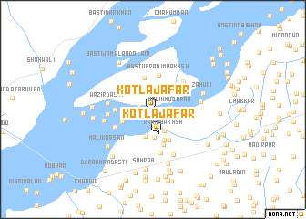 map of Kotla Jāfar