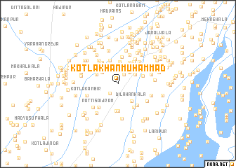 map of Kotla Khān Muhammad