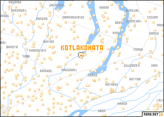 map of Kotla Kohāta