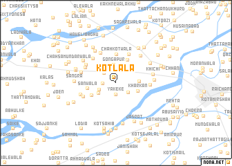 map of Kotlāla