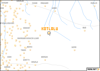 map of Kot Lālu