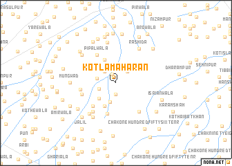 map of Kotla Mahārān