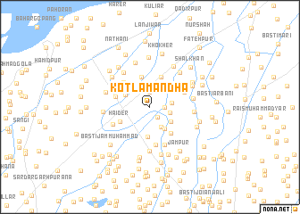 map of Kotla Mandha