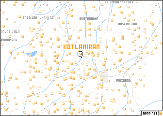 map of Kotla Mīran