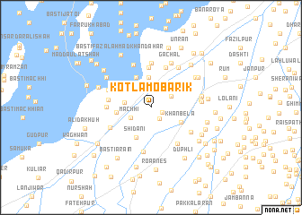 map of Kotla Mobarik