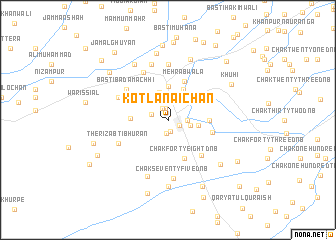 map of Kotla Nāichān