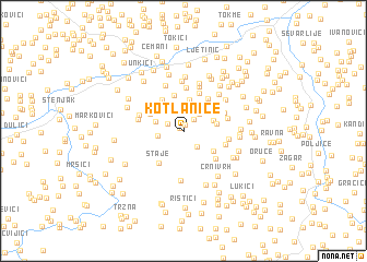 map of Kotlanice