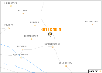 map of Kotlankin