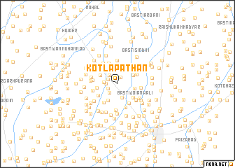 map of Kotla Pathān