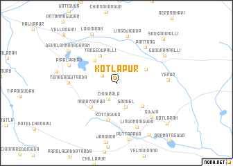map of Kotlāpur