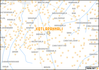 map of Kotla Rahm Ali