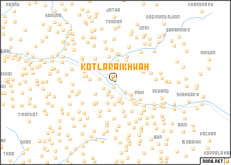 map of Kotla Rāikhwāh