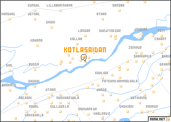 map of Kotla Saidān