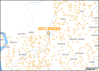 map of Kotla Saida