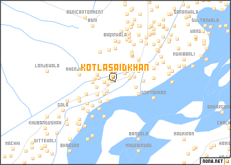 map of Kotla Said Khān