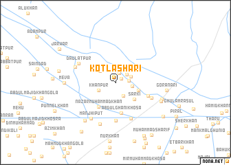 map of Kot Lashāri