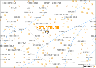 map of Kotla Tālāb