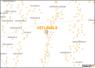 map of Kotlāwāla