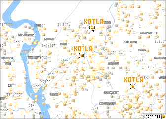 map of Kotla