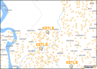 map of Kotla