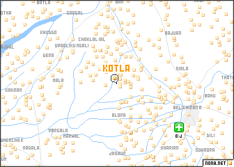 map of Kotla