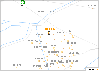 map of Kotla