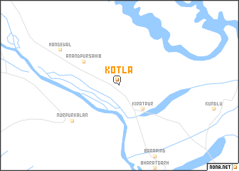 map of Kotla