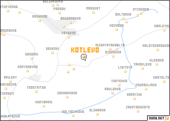 map of Kotlëvo