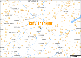 map of Kotli Bāba Hīra