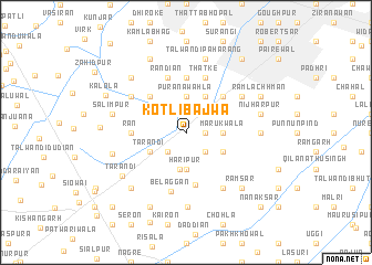 map of Kotli Bajwa