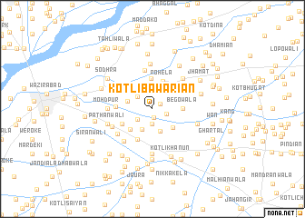 map of Kotli Bāwariān