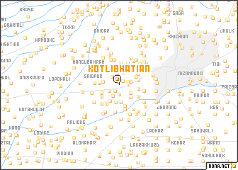 map of Kotli Bhatiān