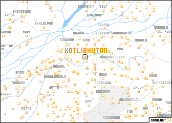 map of Kotli Bhutān