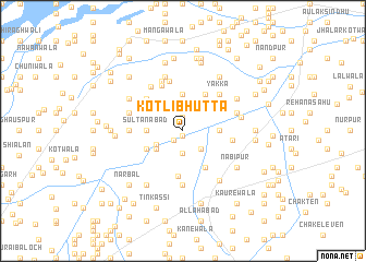 map of Kotli Bhutta