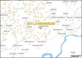 map of Kotli Chamrāngan